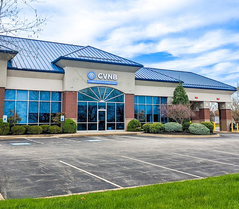 Photo of CVNB's Beasley Street branch, located off of Fortune Drive in Lexington, KY