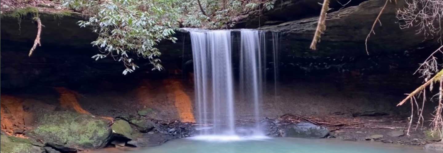Landscape Photo. Corbin Falls waterfall.